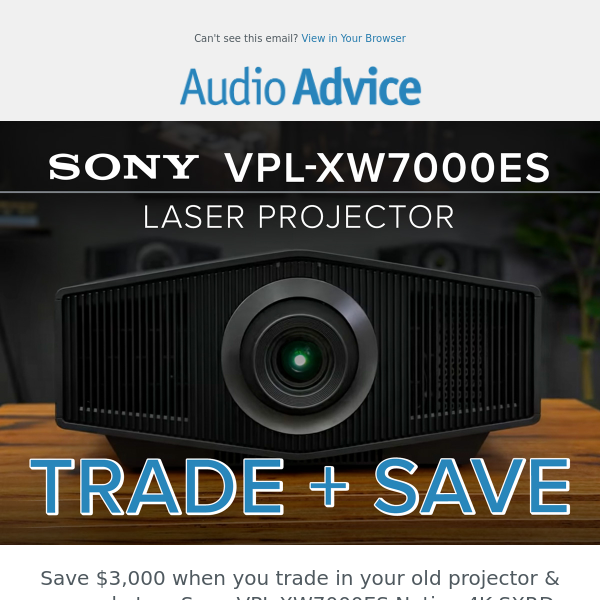 🎥Sony VPL-XW7000ES Trade & Save Event