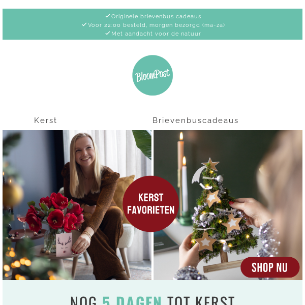 ⏰🎄 Laatste kans! Cadeaufavorieten voor kerst