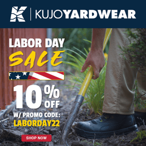 The Kujo Labor Day Sale Starts Today! 🇺🇸