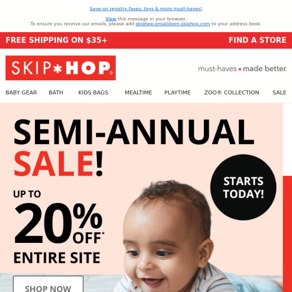 ‼️ Semi Sale Alert ‼️ Up to 20% Off!