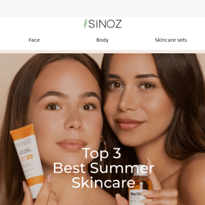 Top 3 Best Summer Skincare🌟😍