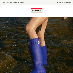 Hunter Boots! Don’t Miss Out On 15% Off Your First Order