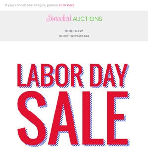 Labor Day Sale Ends Tonight! Up to 70% Off!