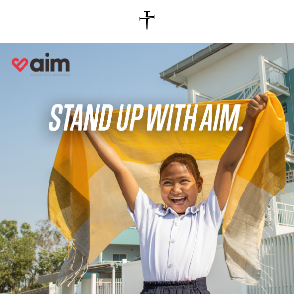 Support AIM with an exclusive tee today!