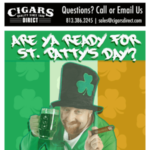 Get Massive Savings with Our St. Patty's Day SITEWIDE 25% OFF Sale