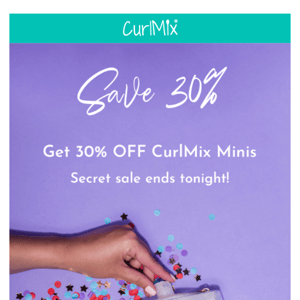 🔥CurlMix, your offer ends tonight. 🔥