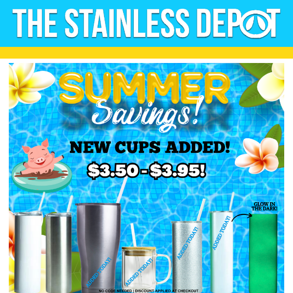 More $3.75+$3.95 sale cups added😎