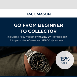 Grow your premium watch collection this Black Friday weekend