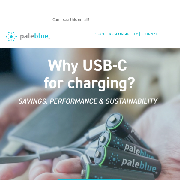 What do Paleblue batteries and the newest iPhones have in common? USB-C⚡