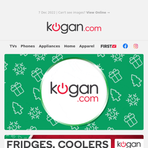 🎅 Free Shipping^ on Fridges, Coolers & More for Christmas - Hurry, Ends Sunday!