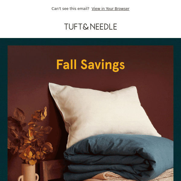 Fall Sale STARTS TODAY