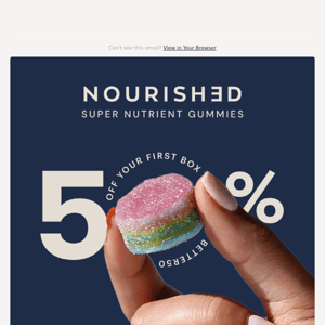 We have an exclusive offer for you Nourished