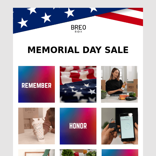 [Confidential] Enjoy Early Access to Our Memorial Day Sale