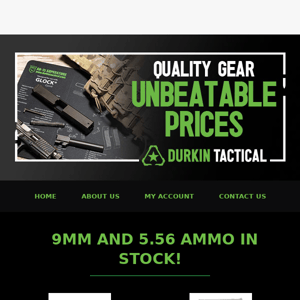 9MM and 5.56 AMMO IN STOCK