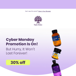 ⏰Cyber Monday Alert: Only 2 Days Left to Save 30%