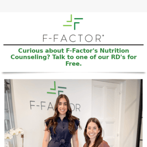 Ready to Transform Your Life? Schedule a Free Introductory Call with an F-Factor RD