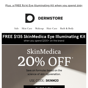 48 Hours Left! 20% Off SkinMedica