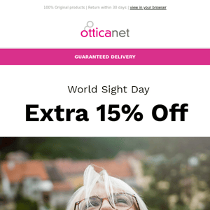 Take a look: 15% Off for World Sight Day