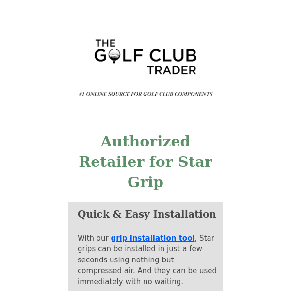 Authorized Star Grip Distributor