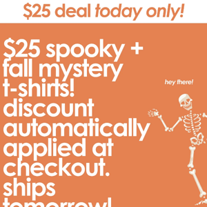 TODAY ONLY $25 deal! 🎃