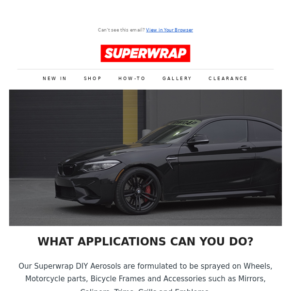 What Applications Can You Do With Superwrap?