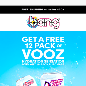 LAST DAY! 📣 Get a Free 12 Pack of VOOZ