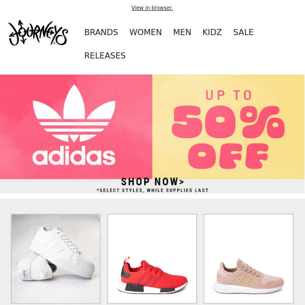 adidas up to 50% off ➡️ - Journeys