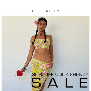 CLICK FRENZY | 30% Off Sitewide*