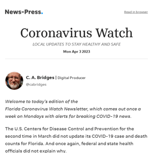 Coronavirus Watch: Latest Florida COVID cases more than double last count