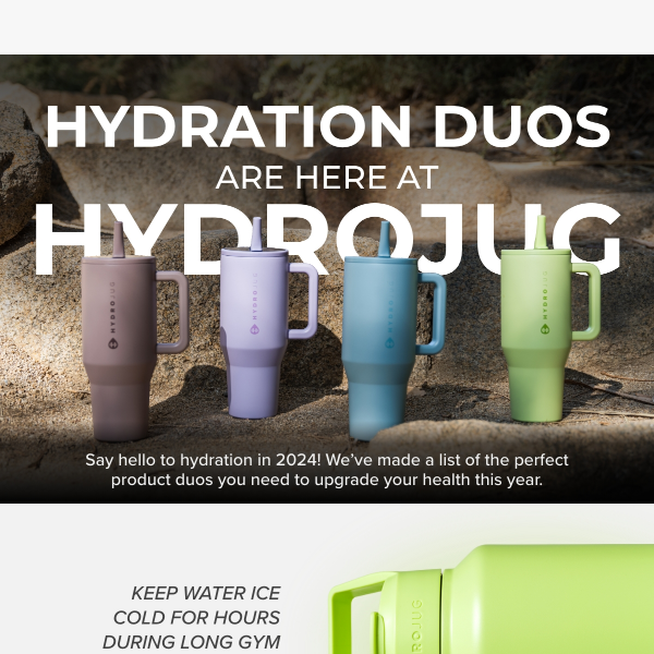 New Year Hydration Duos You Need!