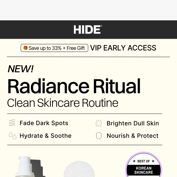 NEW! Radiance Ritual Skincare Routine 🌟