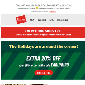 FREE Ship + Hanes Ultimate Undies Up To 50% Off