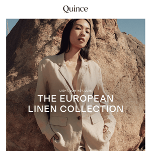 Presenting the linen collection