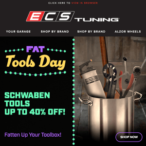 Up To 40% Off - Fat TOOLS Day + Save On Service Kits