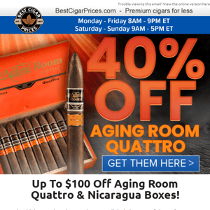 🎹 Up To $100 Off Aging Room Quattro & Nicaragua Boxes 🎹