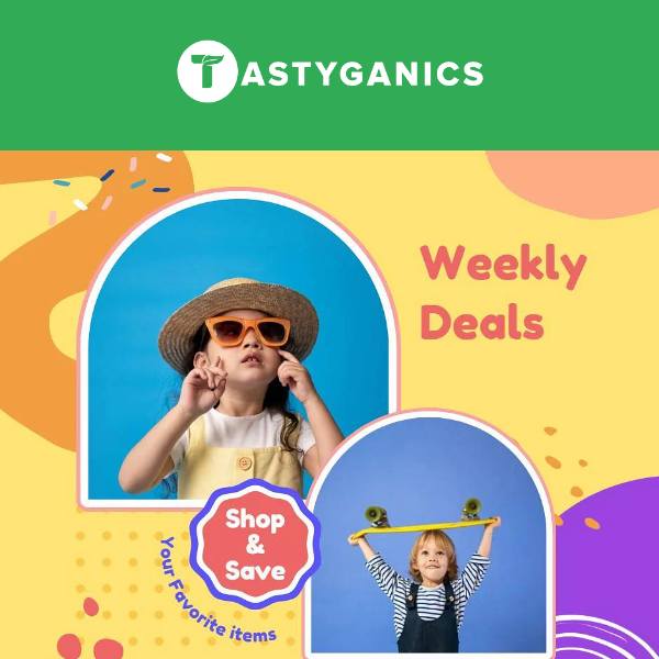 🌞 Deals and Giggles Galore: Get Ready for Weekly Deals on Kids' Essentials!🌞