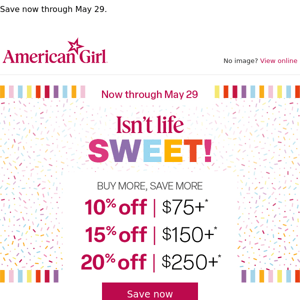 Up to 20% off? Sweet! 🍨