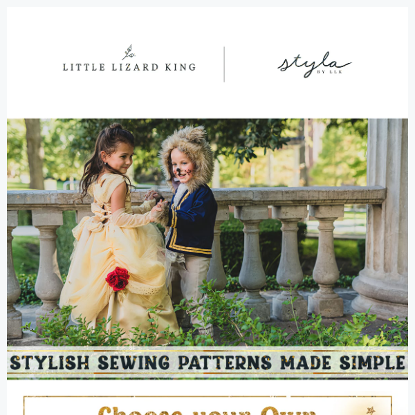 Newsletter - Issue 212! Choose Your Own $5 LLK or $6 Styla Pattern, Costume Challenge, and More!