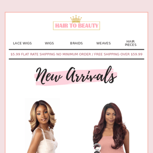 Hey Hair to Beauty, Fall in love with our newest arrivals😍