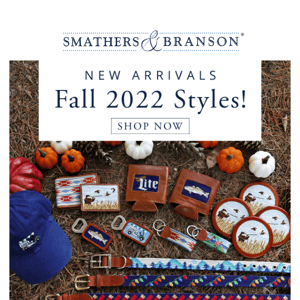 New Designs for Fall are Here!