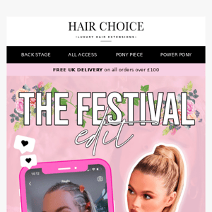 The Festival Hair Edit 🎪💕