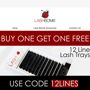 These lash trays are on MAJOR sale... 😱