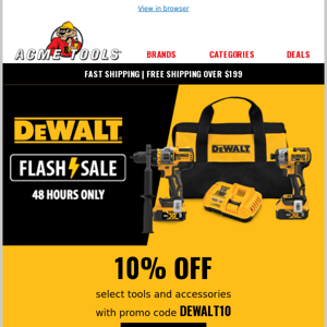 ⚡️DEWALT FLASH SALE ⚡️