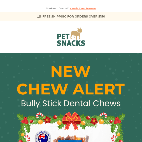 Have you seen our NEW Chew?