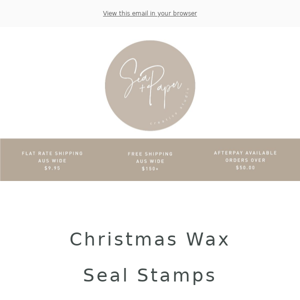 Christmas Wax Seal Stamps 🎄