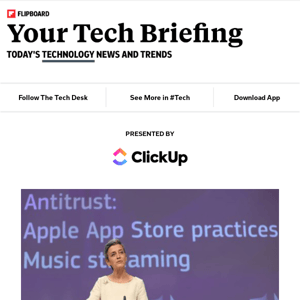 Your Monday tech briefing