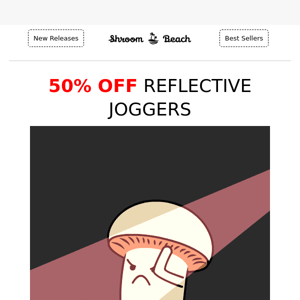 Reminder about 50% OFF Reflective Joggers Restock! 😲