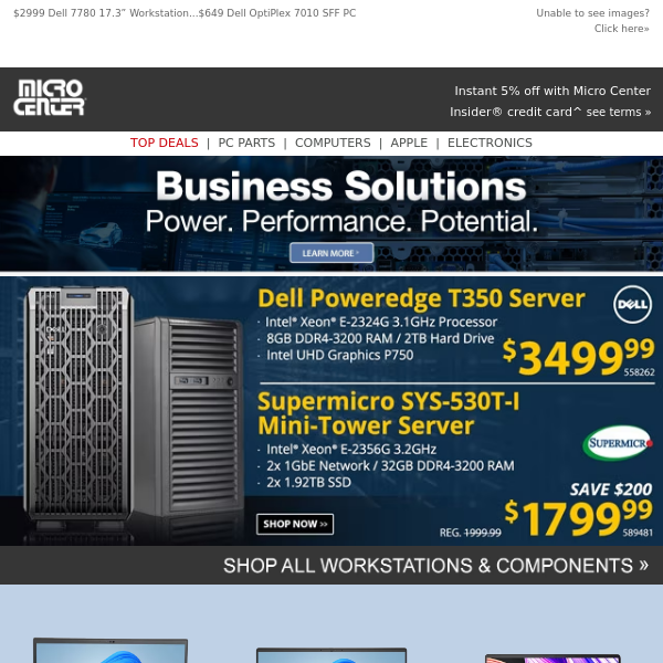 $3499 Dell Poweredge T350 Server! $1799 SYS-530T-I Mini-Tower Server
