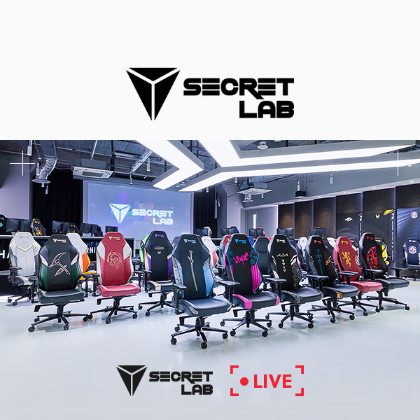 Join our LIVE virtual tour @ Secretlab Global HQ