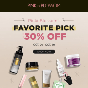 PinknBlossom's Favorite Pick Sale! Save Upto 30% Off❤️❤️❤️